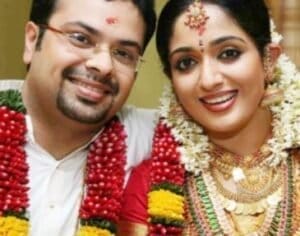 Kavya Madhavan with her husband