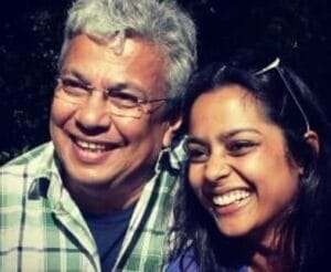 Shahana Goswami with her father
