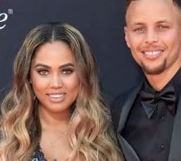 Stephen Curry and his wife