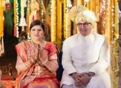 dilip joshi with his wife