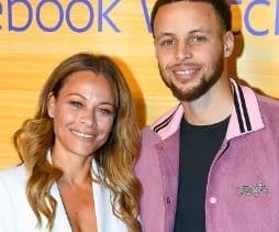 stephen curry with his mother