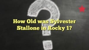 How Old was Sylvester Stallone in Rocky 1?