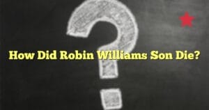 How Did Robin Williams Son Die?