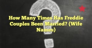How Many Times Has Freddie Couples Been Married? (Wife Names)