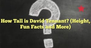 How Tall is David Tennant? (Height, Fun Facts and More)