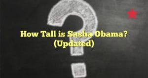 How Tall is Sasha Obama? (Updated)