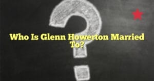 Who Is Glenn Howerton Married To?